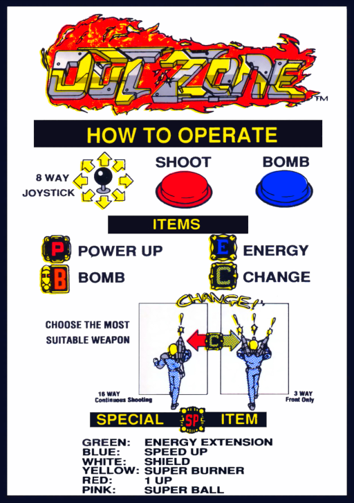 Out Zone (set 2) MAME2003Plus Game Cover